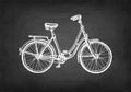 Chalk sketch of vintage bicycle.