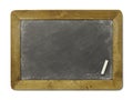 Chalk Slate with Chalk Royalty Free Stock Photo