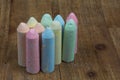 Chalk Sticks Royalty Free Stock Photo