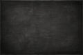 Chalk texture on blank black board or chalkboard background. ai generative Royalty Free Stock Photo