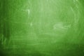 Chalk wiped out on a green chalkboard background. Royalty Free Stock Photo