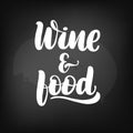 Wine and food Royalty Free Stock Photo