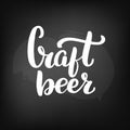 Lettering craft beer