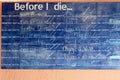 Chalkboard Bucket List