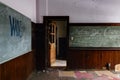 Chalkboard / Classroom in School - Abandoned Sleighton Farm School - Pennsylvania