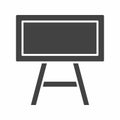 Chalkboard icon vector image. Royalty Free Stock Photo