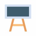 Chalkboard icon vector image. Royalty Free Stock Photo