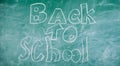 Chalkboard with inscription back to school. September time to back to studying and getting education. Back to school it Royalty Free Stock Photo