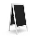 Chalkboard sign isolated on white background Royalty Free Stock Photo
