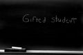 Chalkboard with Work Hard Sign Royalty Free Stock Photo
