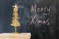 Chalkboard writing - Merry