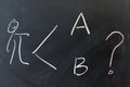 Chalkboard writing - Two options