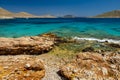 Chalki island  Ftanagia beach Royalty Free Stock Photo