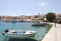 Chalki island harbour