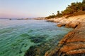 Chalkidiki landscape - Kavuroti Pez Royalty Free Stock Photo