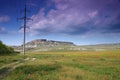 Chalky mountains