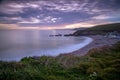 Challaborough Bay sunset Royalty Free Stock Photo