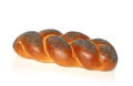 Challah with blue poppy