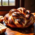 challah bread freshly baked bread, food staple for meals