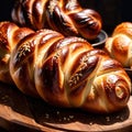 challah bread freshly baked bread, food staple for meals