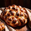 challah bread freshly baked bread, food staple for meals