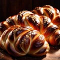 challah bread freshly baked bread, food staple for meals