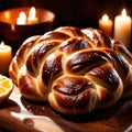 challah bread freshly baked bread, food staple for meals