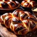 challah bread freshly baked bread, food staple for meals