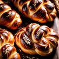 challah bread freshly baked bread, food staple for meals