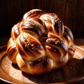 challah bread freshly baked bread, food staple for meals