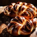 challah bread freshly baked bread, food staple for meals