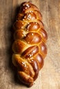 Challah bread with hail sugar