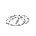 Challah bread icon