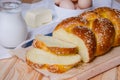 Challah bread with sesame seeds Royalty Free Stock Photo