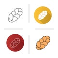 Challah icon Royalty Free Stock Photo