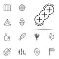 Challah icon. Judaism icons universal set for web and mobile Royalty Free Stock Photo