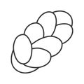 Challah linear icon Royalty Free Stock Photo