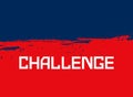 Challenge banner concept Royalty Free Stock Photo