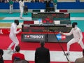 Challenge Monal Paris - Fencing Royalty Free Stock Photo