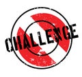 Challenge rubber stamp