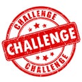 Challenge rubber stamp