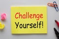 Challenge Yourself Concept Royalty Free Stock Photo