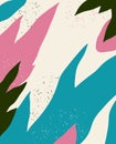 Challenging poster design. Bright pattern for graphic design