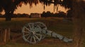 Chalmette Battlefield, New Orleans at sunset