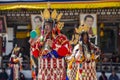 Cham dance, Tamshing Goemba, Bumthang, central Bhutan. Royalty Free Stock Photo