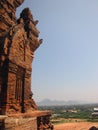 Cham tower blue sky vietnam Royalty Free Stock Photo