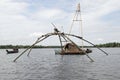 Cham Traditional Fishing Boat Royalty Free Stock Photo