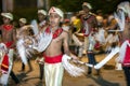 Chamara Dancers perform along the streets of Kandy during the Esala Perahera in Sri Lanka.