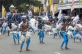Chamara Dancers perform during the Day Perahera.