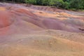 Seven Coloured Earths Chamarel Mauritius Royalty Free Stock Photo